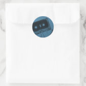  Cassettebandje blauw Sticker (Tas)