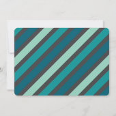 Cassettebandje Blue Retro verjaardagsfeestje Kaart (Achterkant)