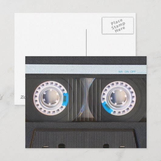 Cassettebandje Briefkaart (Voorkant / Achterkant)