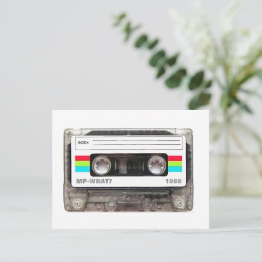 Cassettebandje Briefkaart (Staand voorkant)