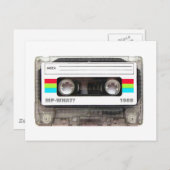 Cassettebandje Briefkaart (Voorkant / Achterkant)
