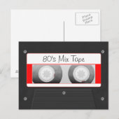 Cassettebandje Briefkaart (Voorkant / Achterkant)