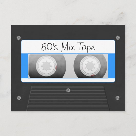 Cassettebandje Briefkaart (Voorkant)