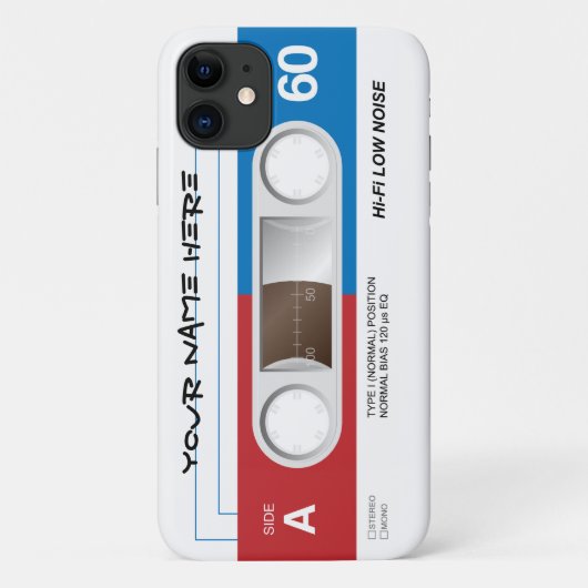 Cassettebandje Case-Mate iPhone Case (Achterkant)