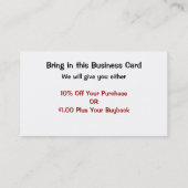 Cassettebandje Design 1 Music Visitekaartje (Achterkant)