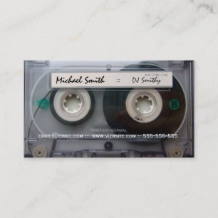 Cassettebandje DJ Visitekaartjes