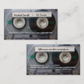 Cassettebandje DJ Visitekaartjes (Voorkant / Achterkant)