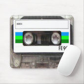 Cassettebandje Groene Muismat (Met muis)