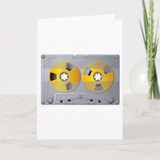 Cassettebandje Illustratie  muziekliefhebber Kaart