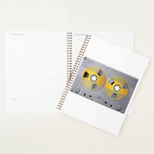 Cassettebandje Illustratie  muziekliefhebber Planner (Display)