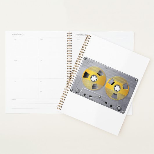 Cassettebandje Illustratie  muziekliefhebber Planner