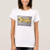 Cassettebandje Illustratie  muziekliefhebber T-shirt (Voorkant)