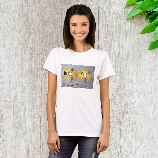 Cassettebandje Illustratie  muziekliefhebber T-shirt