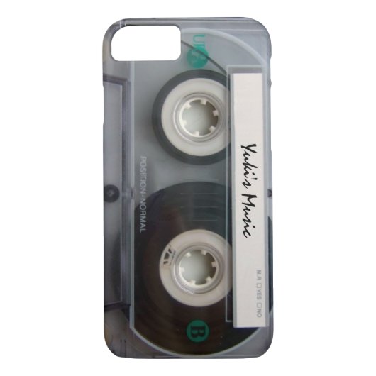 Cassettebandje iPhone 7 hoesje (Achterkant)