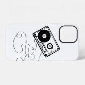 Cassettebandje iPhone hoesje (Achterkant horizontaal)