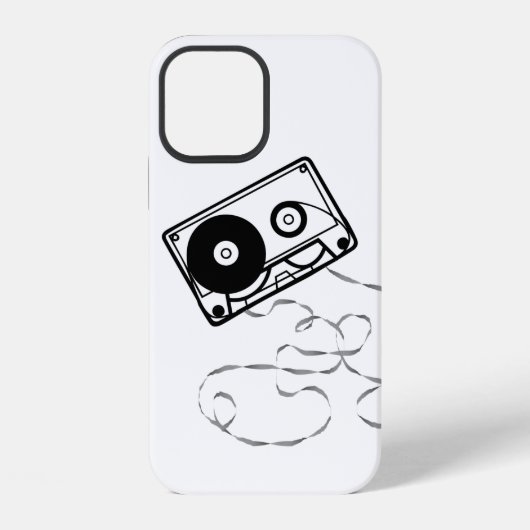 Cassettebandje iPhone hoesje (Achterkant)