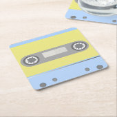 Cassettebandje Kartonnen Onderzetters (Schuin)