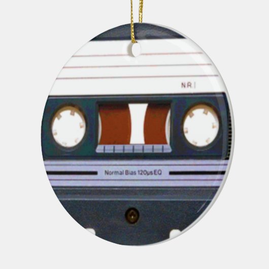 Cassettebandje Keramisch Ornament (Links)