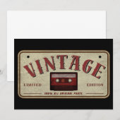  Cassettebandje Limited Edition Music Lover Kaart (Voorkant / Achterkant)