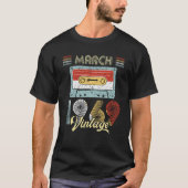 Cassettebandje Maart 1969 50ste verjaardag T-shirt (Voorkant)