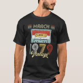  Cassettebandje Maart 1979 40ste verjaardag T-shirt (Voorkant)