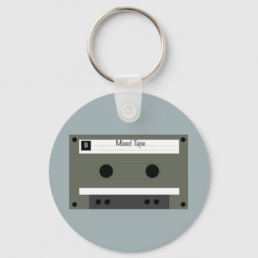 Cassettebandje, Mix-tape Sleutelhanger (Voorkant)