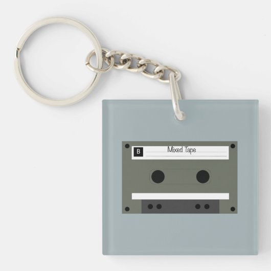 Cassettebandje, Mix Tape Sleutelhanger (voorkant)