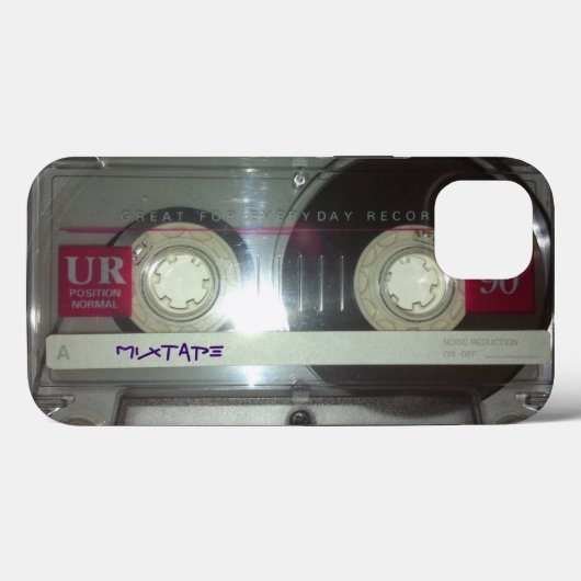 Cassettebandje - Mixtape iPhone draagtas Case-Mate iPhone Case (Achterkant (horizontaal))