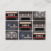 Cassettebandje Mixtape Muziekbandartiest Visitekaartje (Voorkant)