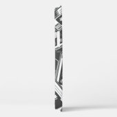 Cassettebandje: Monochroom Patroon Case-Mate iPhone Case (Achterkant / Rechts)