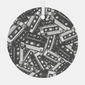 Cassettebandje: Monochroom Patroon Glas Ornament (Achterkant)