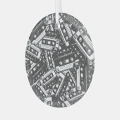 Cassettebandje: Monochroom Patroon Glas Ornament (Voorkant links)
