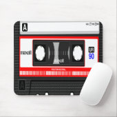 Cassettebandje Mousepad, Music Lover Muismat (Met muis)