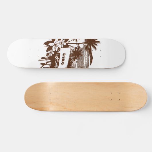 Cassettebandje Music Persoonlijk Skateboard (Horizontaal)