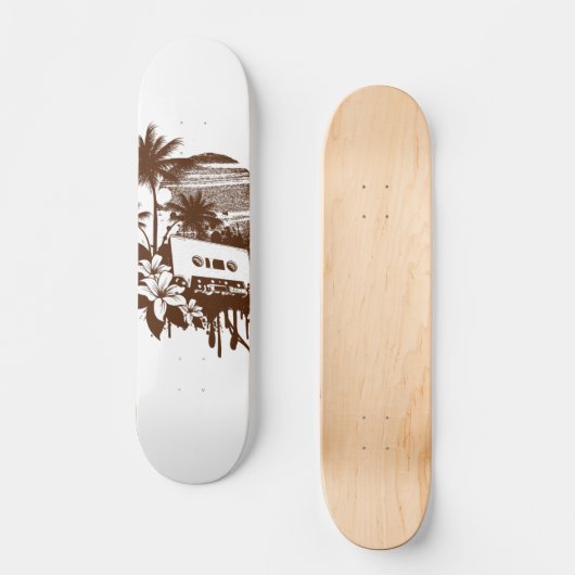 Cassettebandje Music Persoonlijk Skateboard (Voorkant)