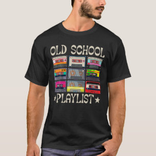 Cassettebandje Muziek Shirt Retro 80s Old School P
