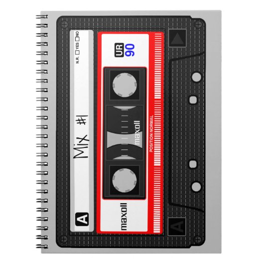Cassettebandje Notitieboek (Voorkant)
