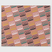 Cassettebandje Patroon Cadeaupapier (Vlak)