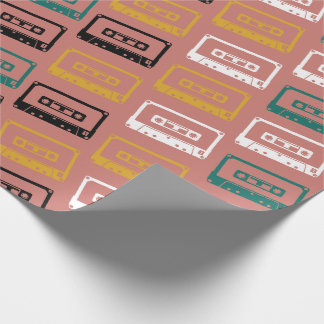 Cassettebandje Patroon Cadeaupapier