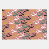 Cassettebandje Patroon Inpakpapier Vel (Voorkant 3)