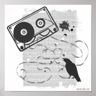 Cassettebandje Poster