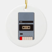 Cassettebandje Recorder Keramisch Ornament (Voorkant)