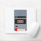 Cassettebandje Recorder Muismat (Met muis)