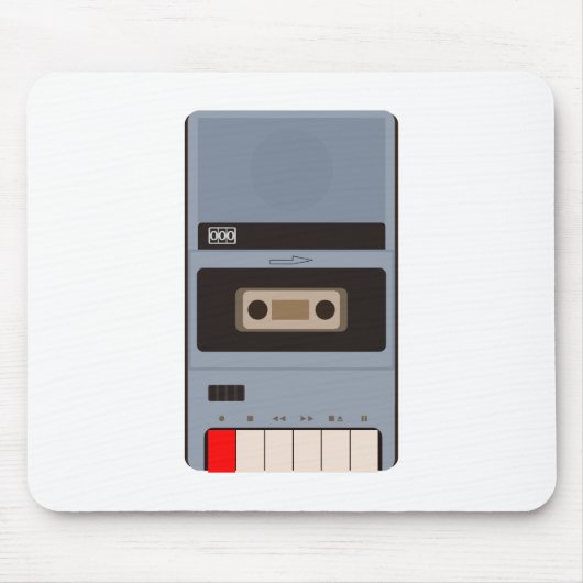 Cassettebandje Recorder Muismat (Voorkant)