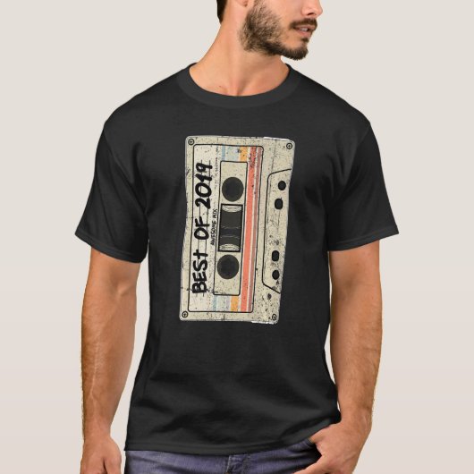 Cassettebandje retro Best van 2019 T-shirt (Voorkant)