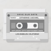 Cassettebandje Retro Music Wedding Save The Date (Voorkant)