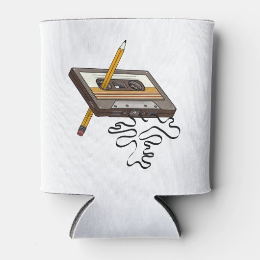 Cassettebandje Retro Rewind 80's Style Blikjeskoeler (Voorkant)