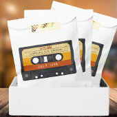 Cassettebandje Retro verjaardagsfeestje Bedankzakje