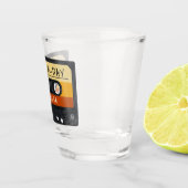 Cassettebandje Retro verjaardagsfeestje Shot Glas (Rechts)