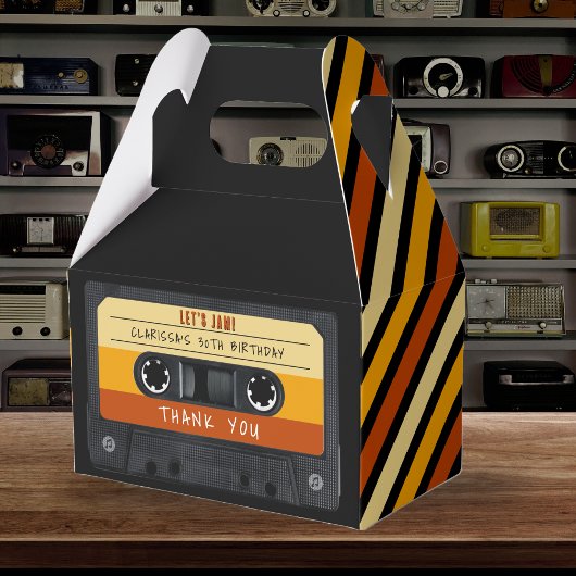 Cassettebandje Roze Retro Verjaardagsfeest Bedankdoosjes